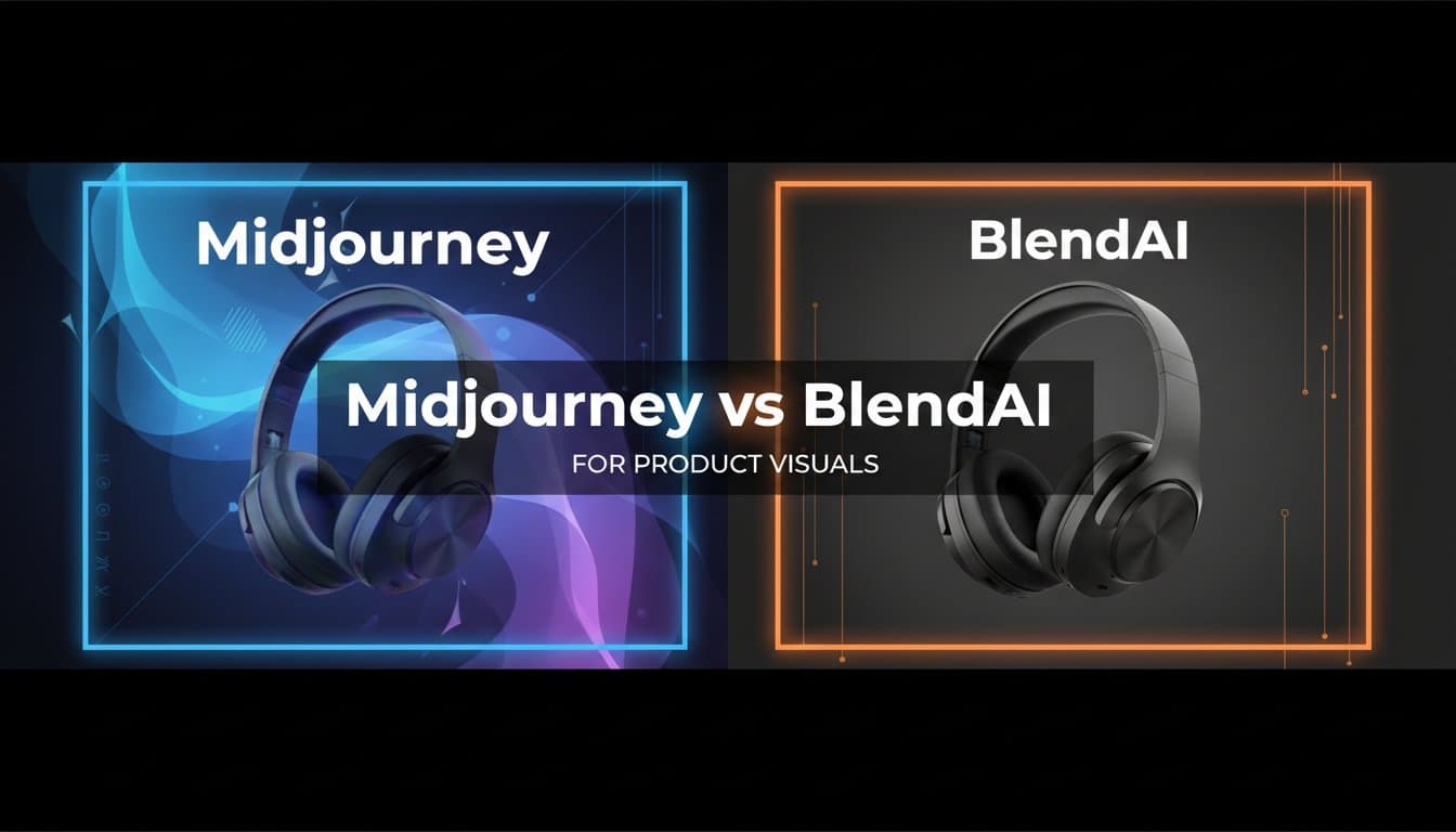 Midjourney Vs Blendai Visuels Produits - Hero