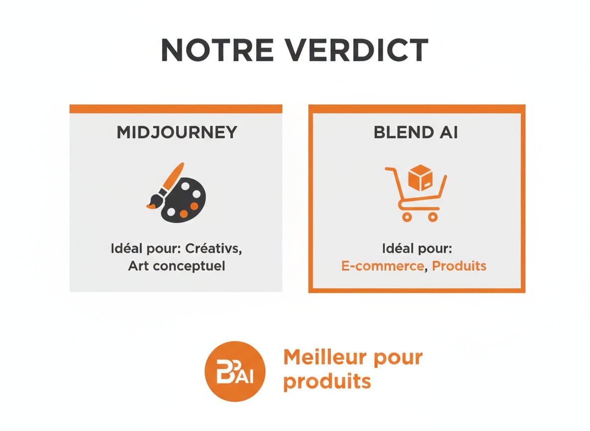 Midjourney Vs Blendai Visuels Produits - Verdict