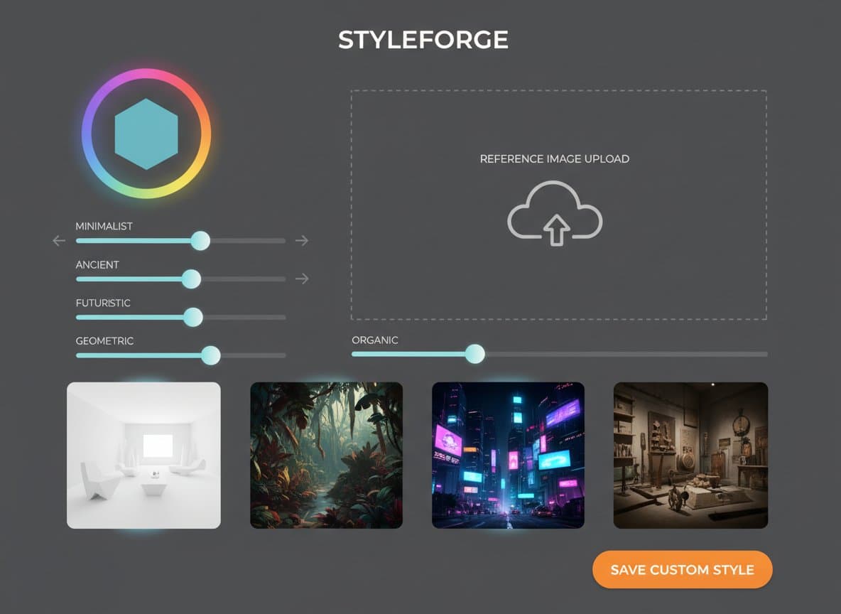 Creer Style Visuel Personnalise Blendai - Interface Creation