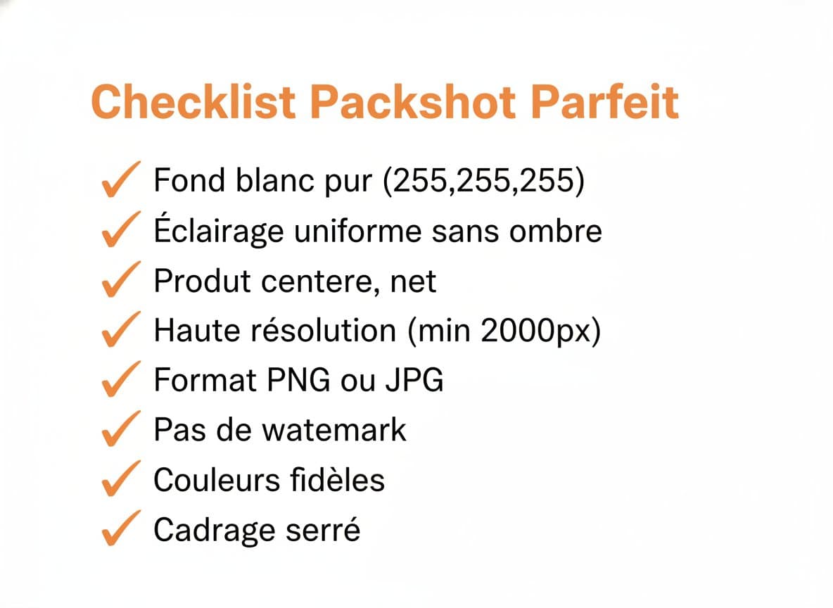 Preparer Packshots Pour Ia Guide Technique - Checklist Qualite