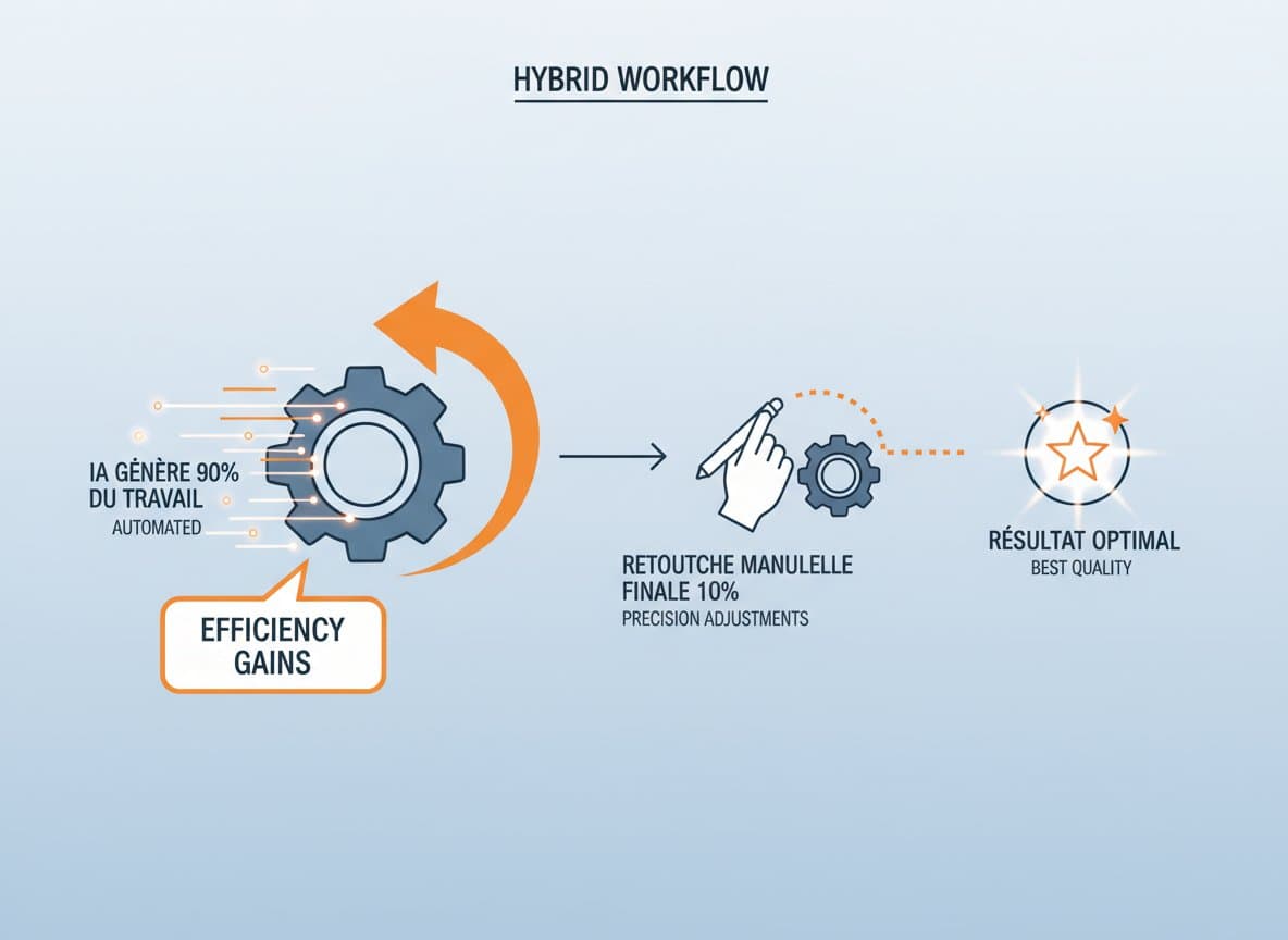 Retouche Manuelle Vs Ia Pure Visuels Produits - Workflow Hybride