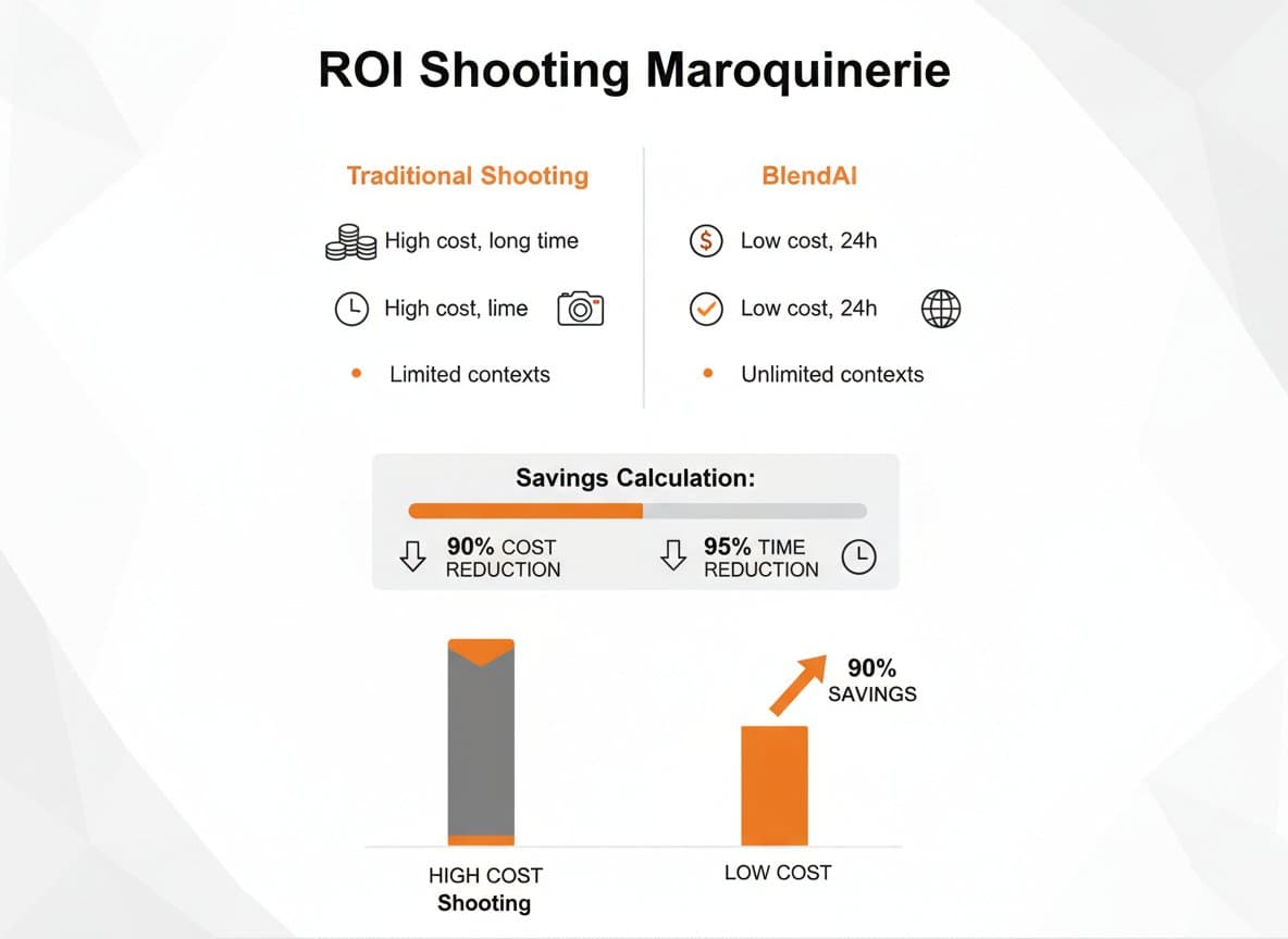 Shooting Maroquinerie Ia Packshot Lifestyle 2025 - Roi