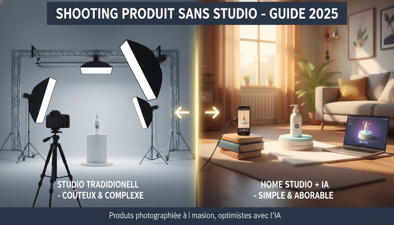 Shooting Produit Sans Studio Guide 2025 - Hero